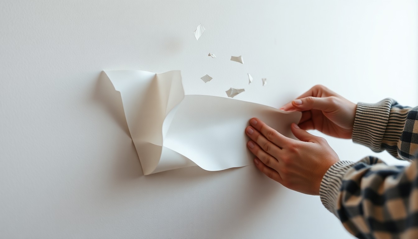 Pourquoi décoller le papier peint les avantages dun nouveau décor