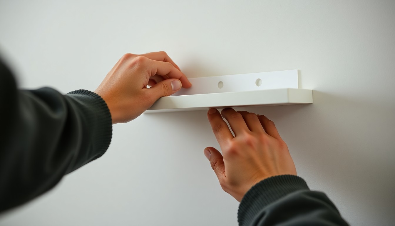 Pourquoi installer une étagère murale sans percer 