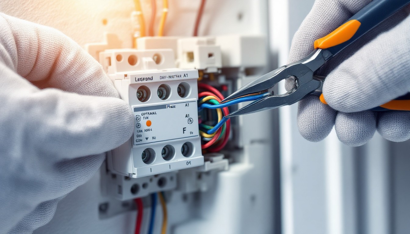 Comment brancher un contacteur jour nuit sans disjoncteur 2A étape par étape