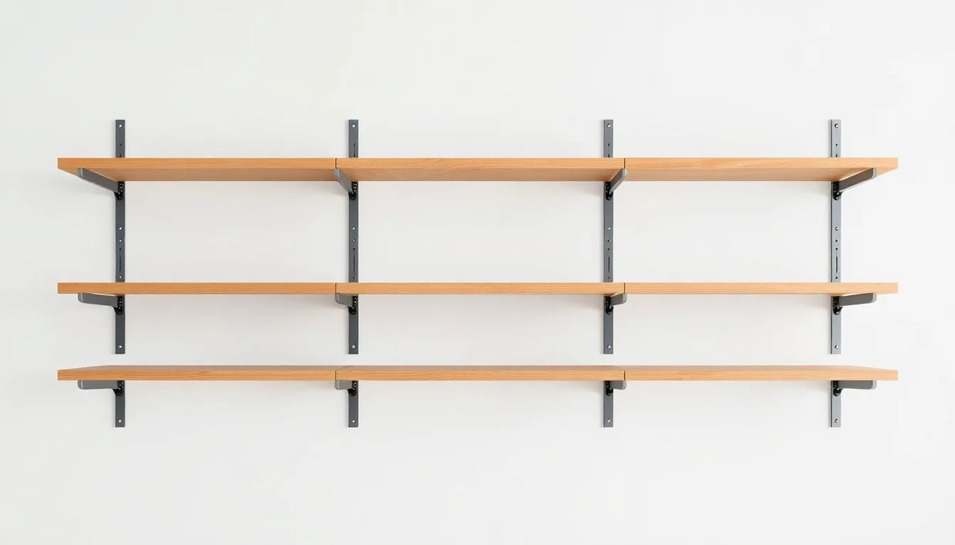 Comment aménager des rangements avec étagères à crémaillère