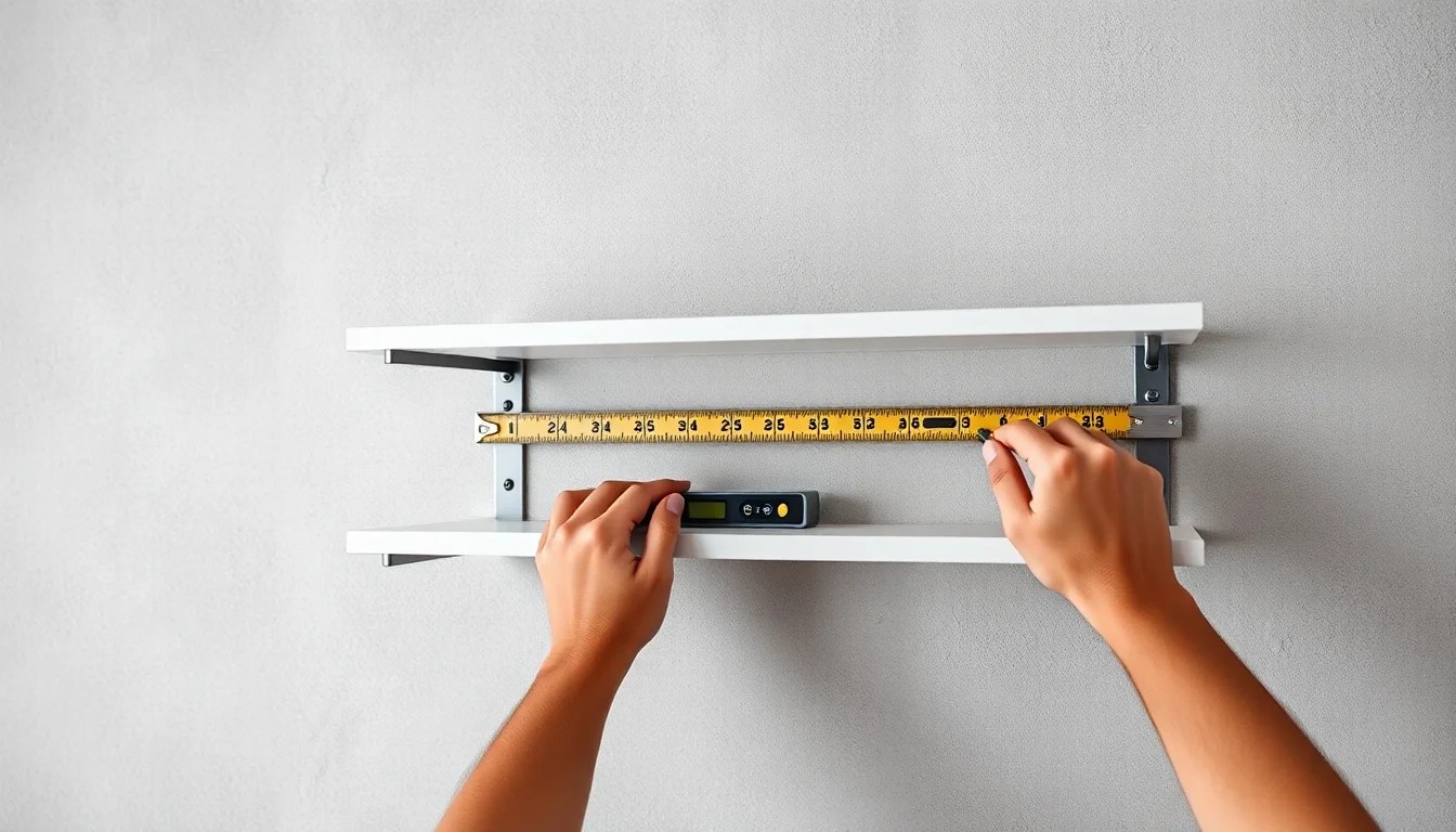 Comment installer une étagère sur crémaillère étape par étape