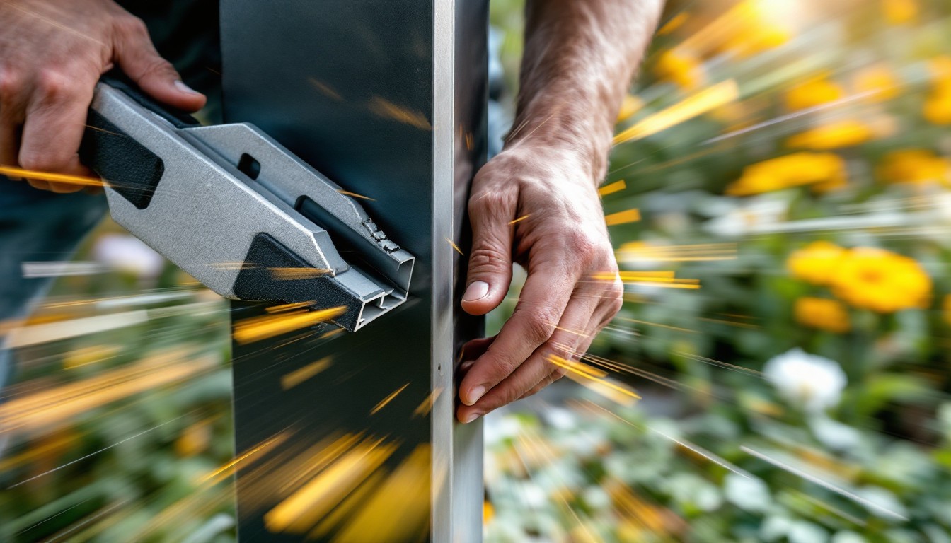 Comment habiller un poteau rond en béton extérieur