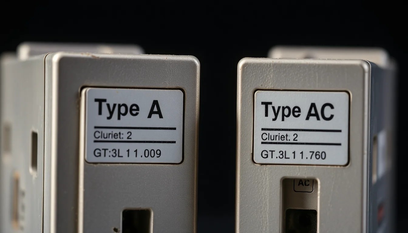 Quelle différence entre type A et type AC