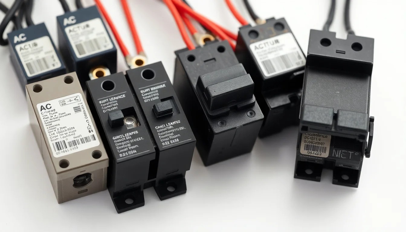 Quels sont les types dinterrupteurs différentiels