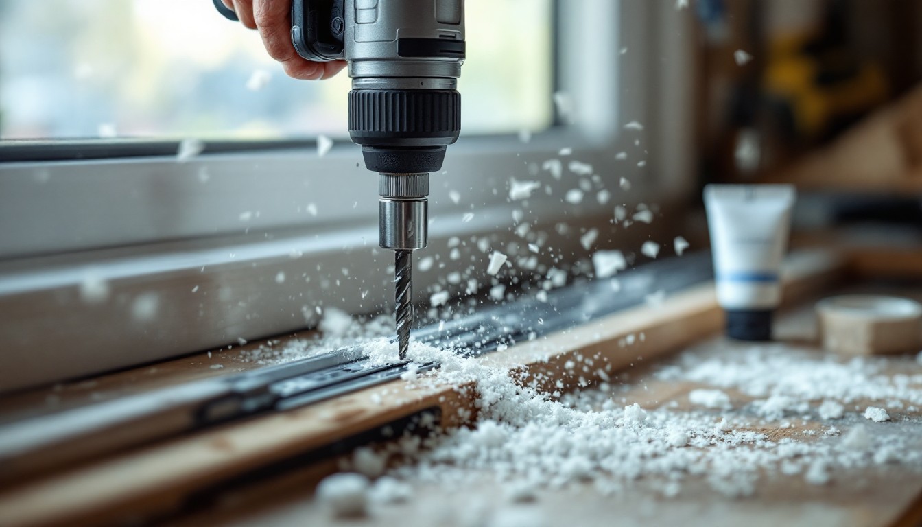 Comment percer une fenêtre PVC sans lendommager