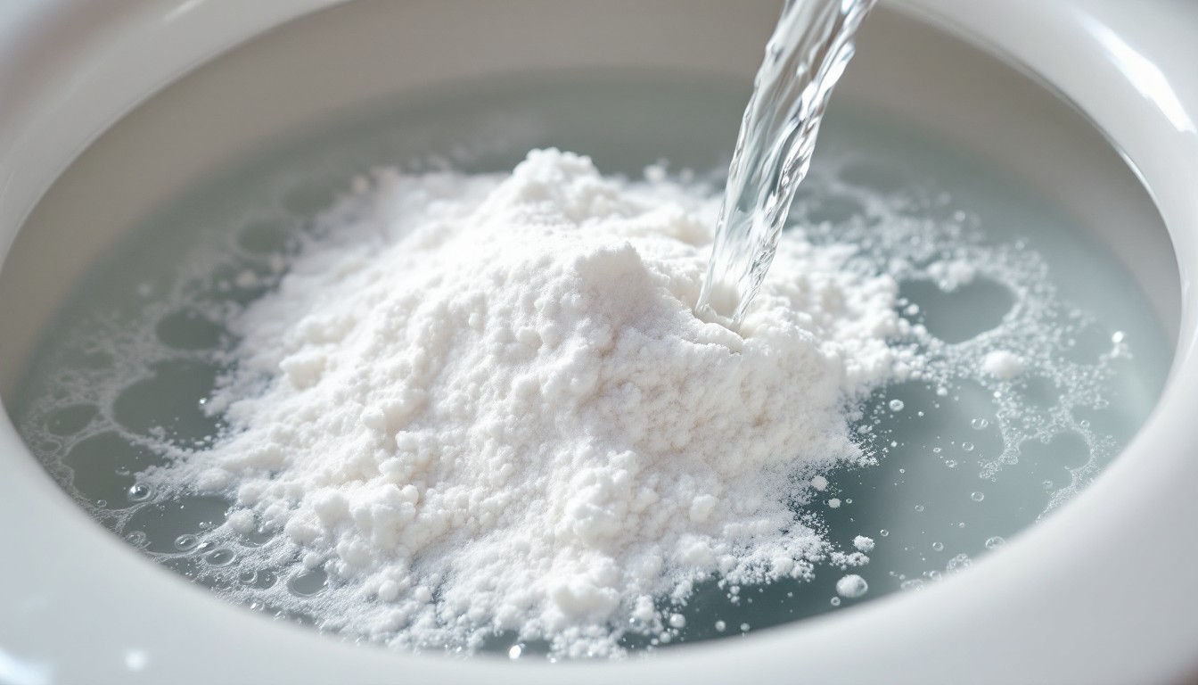 Comment déboucher les WC avec du bicarbonate de soude et du vinaigre blanc