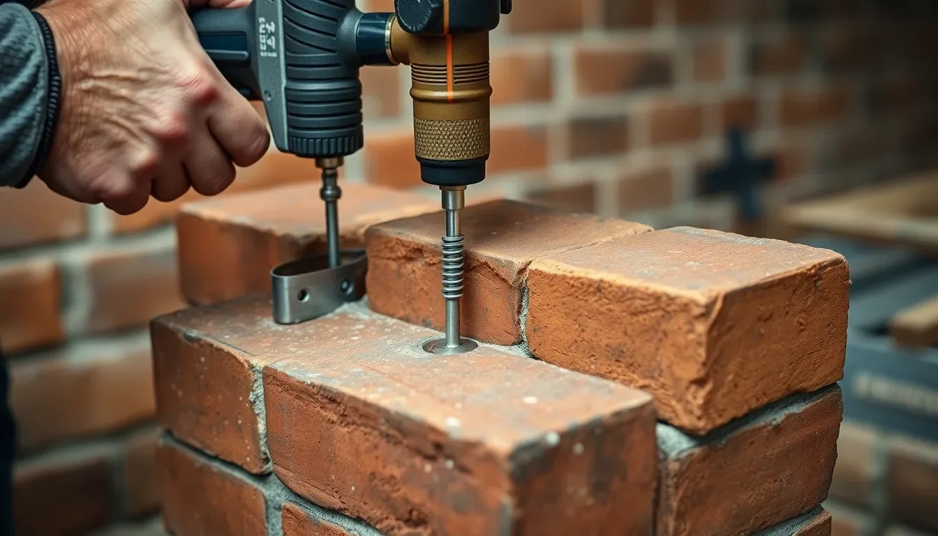 Guide étape par étape  installer une cheville Molly dans la brique creuse