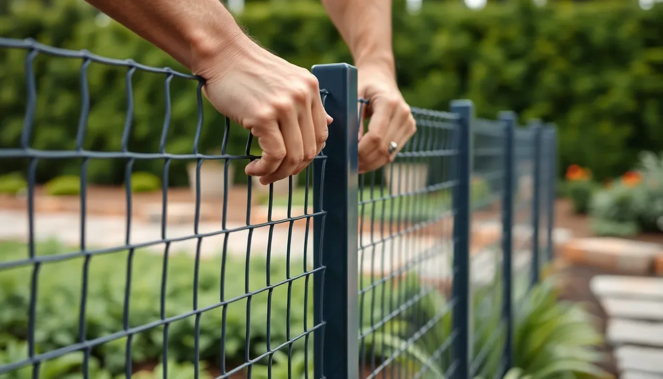 Quelle solution innovante pour intégrer une clôture grillage rigide dans un jardin paysager