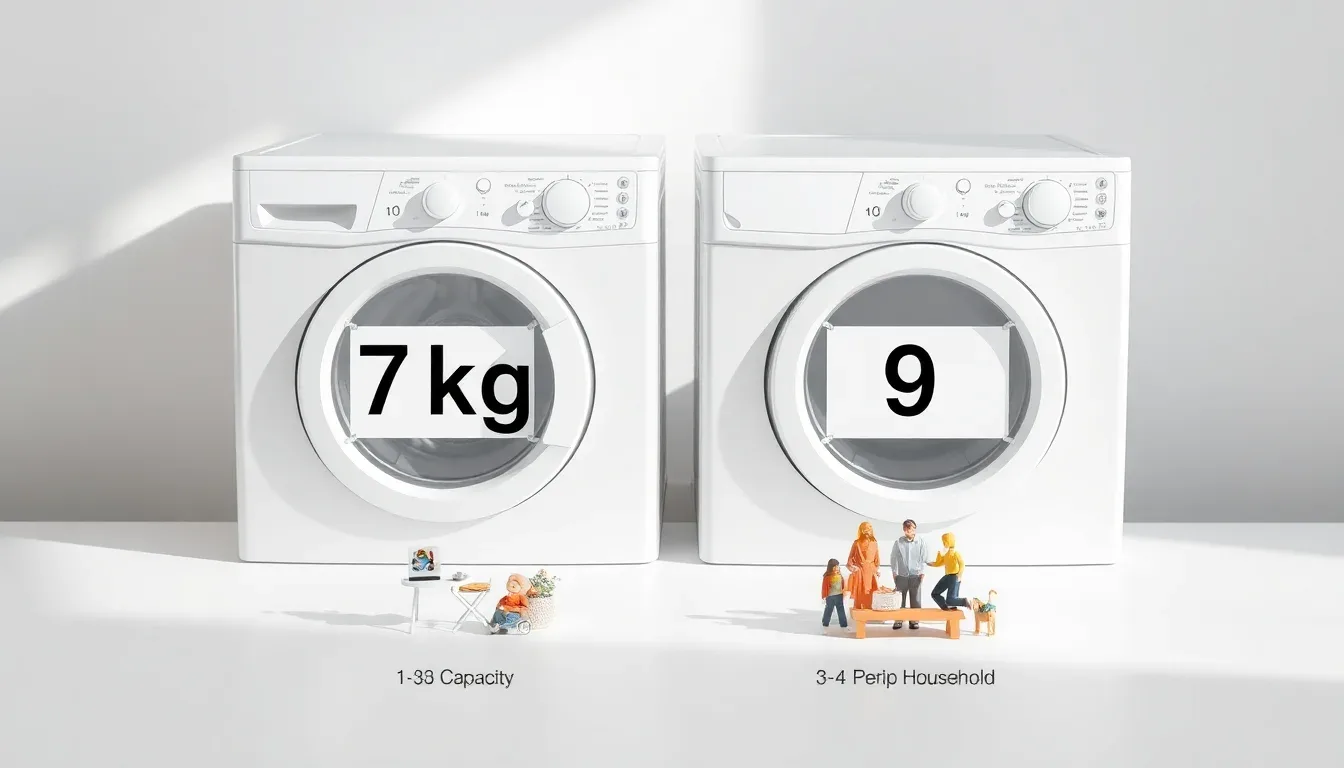 Quelle capacité de sèche-linge adapter à votre foyer 