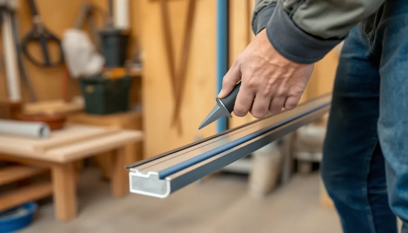 Tutoriel pas à pas  poser des joints et bas de porte sur rails coulissants