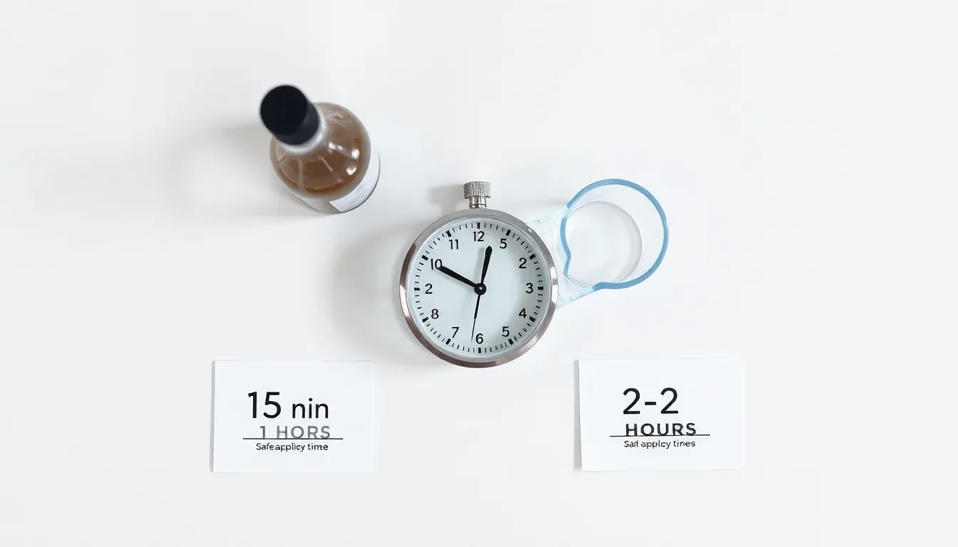Combien de temps laisser agir Destop selon les types de bouchons 