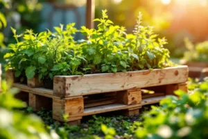 Fabriquer un mini potager en palette de bois : tutoriel complet DIY