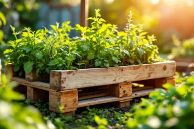 Fabriquer un mini potager en palette de bois : tutoriel complet DIY