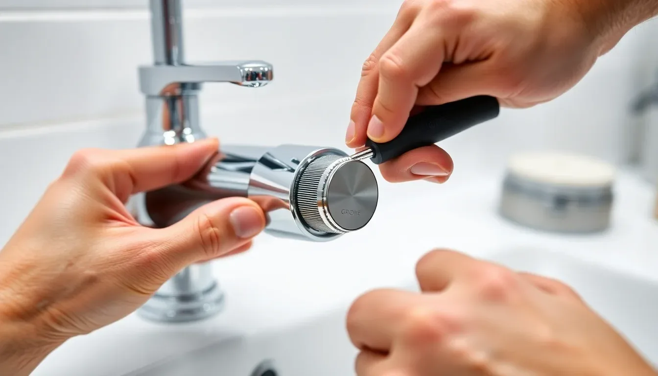 Comment régler et réétalonner un mitigeur thermostatique Grohe après nettoyage