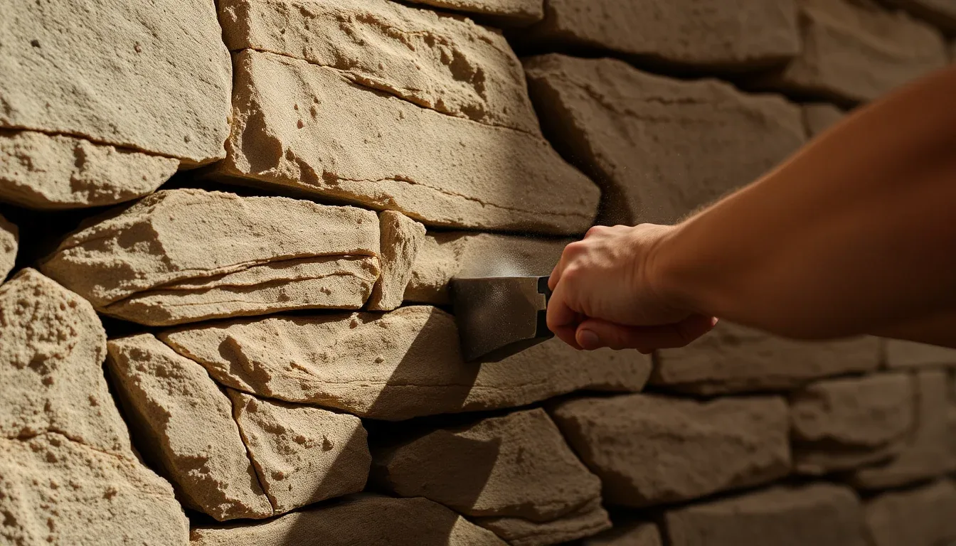 Comment piquer un mur intérieur en pierre sans endommager la structure 