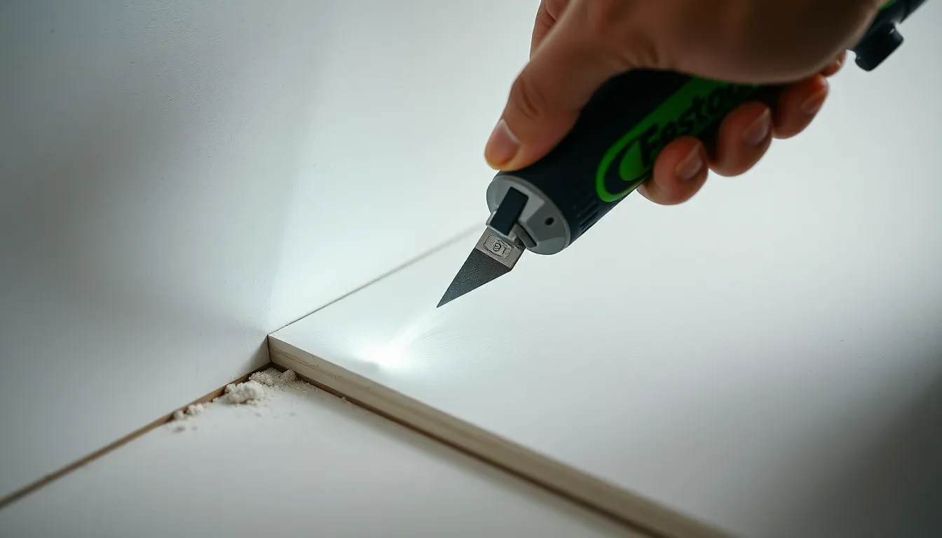 Comment faire une saignée dans du placo étape par étape 